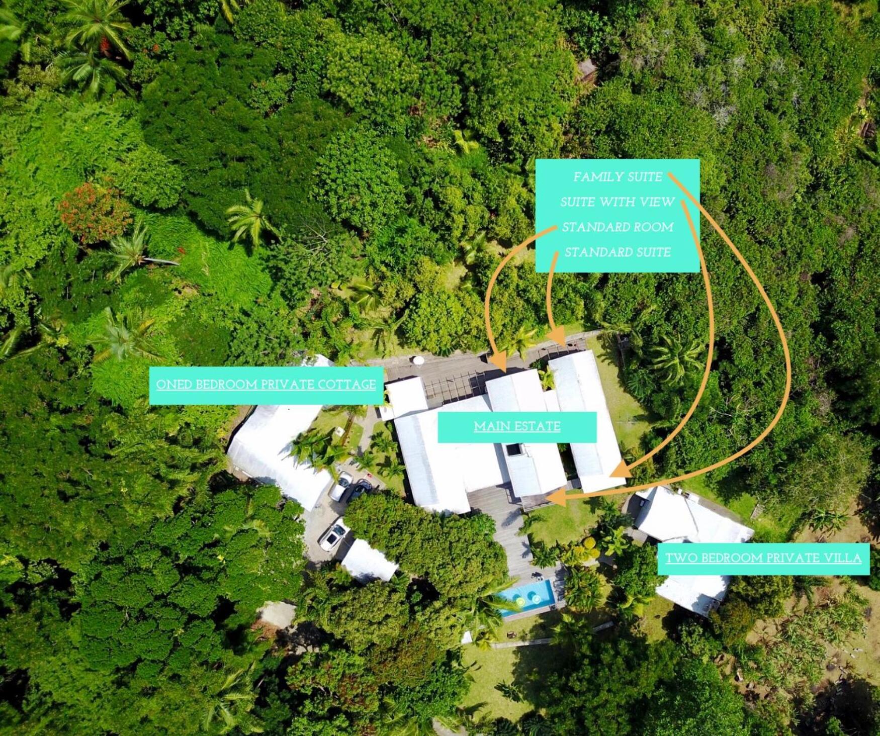 Апартаменты Red Coconut Self-Catering Baie Lazare  Экстерьер фото